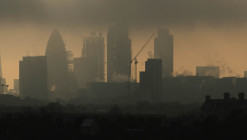 A general view of the skyline of London, England.